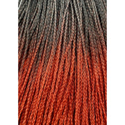 VIP Extensions Unique Micro Braid 14" T1B Burgundy / 100% Human Hair Hair Extension Brown 14"
