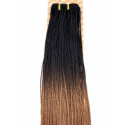 VIP Extensions Unique Micro Braid 14" T1B Burgundy / 100% Human Hair Hair Extension White Smoke 14"