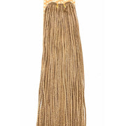 VIP Extensions Unique Micro Braid 14" T1B Burgundy / 100% Human Hair Hair Extension Dark Khaki 14"