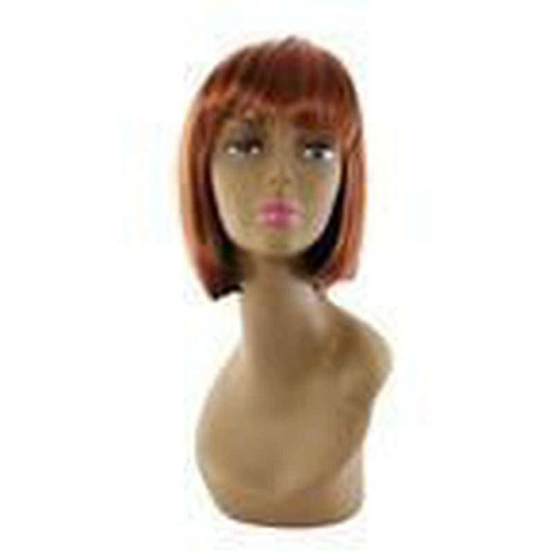 VIP Extensions Unique Mona Wig Wig White Smoke 2 - Dark Brown,4 - Medium Brown,L27 - Strawberry Blonde,L30 - Light Auburn,L33 - Dark Auburn,L6 - Chestnut Blonde,M280 / Black mixed with White (Salt & Pepper),M99J - Black mixed with Burgundy,T1B/30,T1B/33,T1B/BURG,M30/144