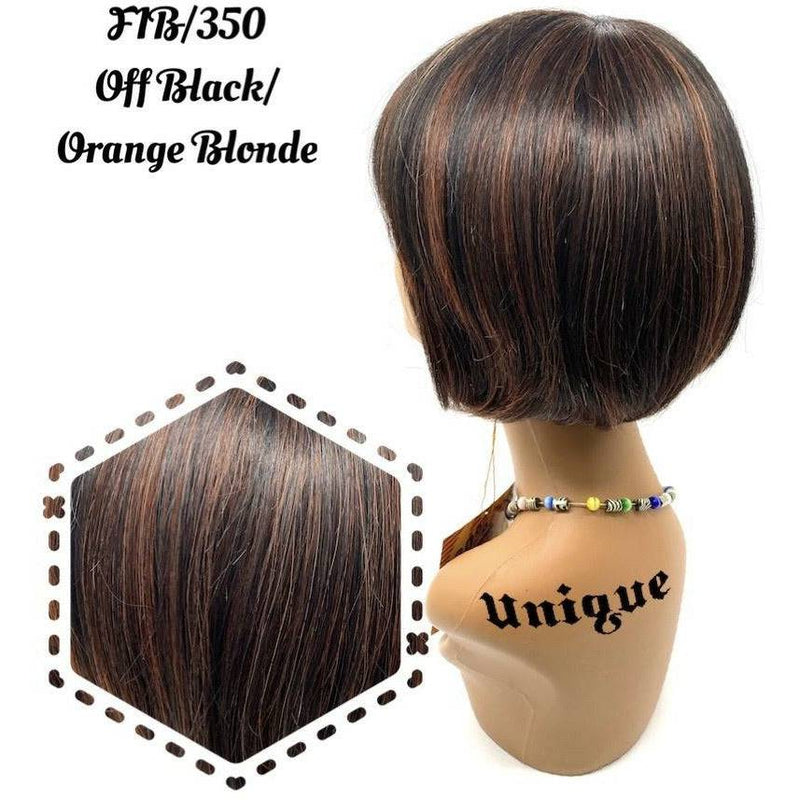 VIP Extensions Unique's 100% Human Hair Full Wig / Style "B" Wig White Smoke F1B/350