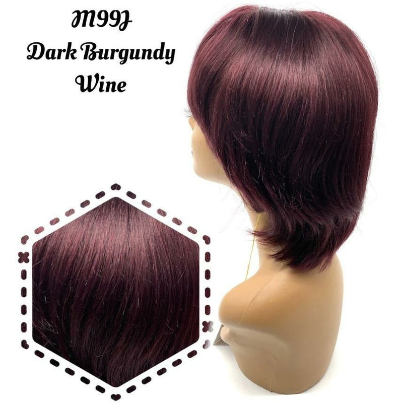 VIP Extensions Unique's 100% Human Hair Full Wig / Style "B1" Wig White Smoke M99J