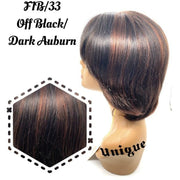 VIP Extensions Unique's 100% Human Hair Full Wig / Style "B1" Wig White Smoke F1B/33