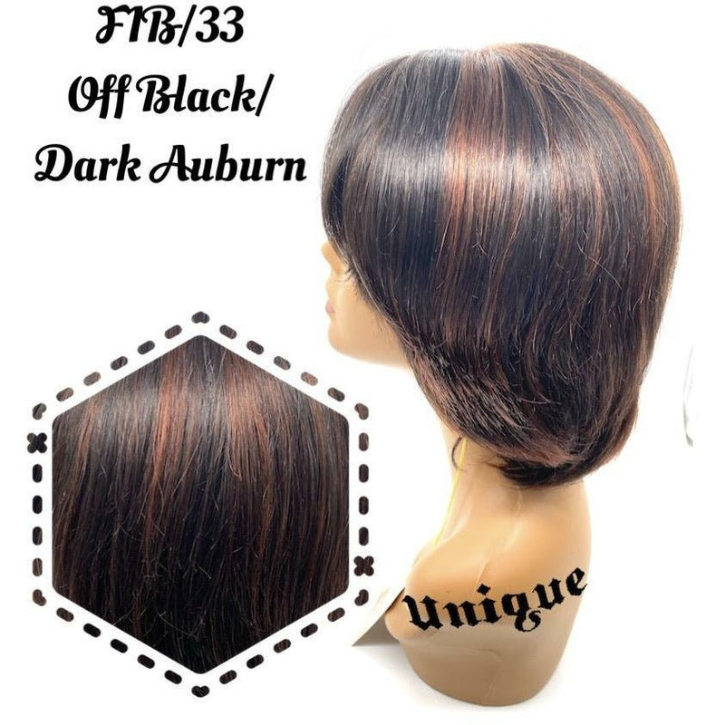 VIP Extensions Unique's 100% Human Hair Full Wig / Style "B1" Wig White Smoke F1B/33
