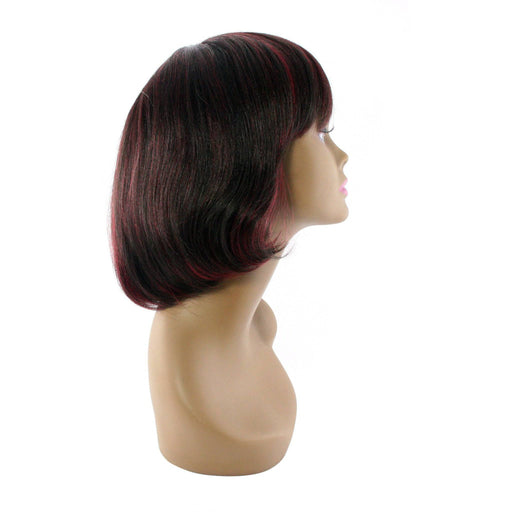 VIP Extensions Unique's 100% Human Hair Full Wig / Style "Q" Wig White Smoke 1B,F1B/30,F1B/BURG,T1B/27,4,F1B/33,F1B/350,1
