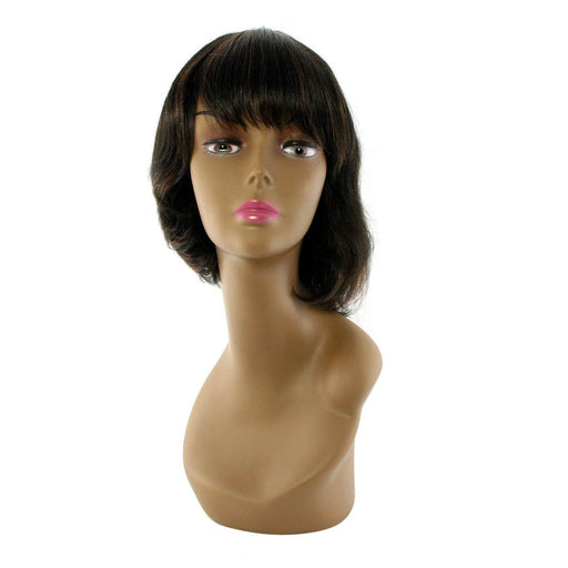 VIP Extensions Unique's 100% Human Hair Full Wig / Style "T" Wig White Smoke F1B/30 Off Black/Copper Blonde,F1B/33,P1B/350,F1B/BURG Off Black/ Burgundy,F1B/27 Off Black/Honey Blonde,F1B/350
