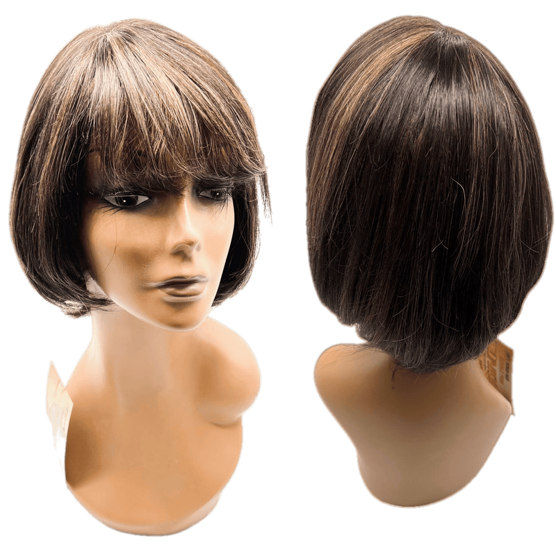 VIP Extensions Unique's 100% Human Hair Full Wig / Style "T" Wig Black F1B/27 Off Black/Honey Blonde