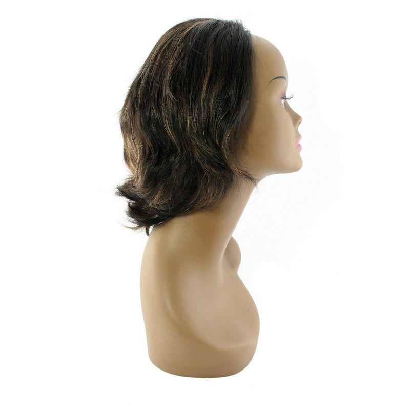 VIP Extensions Unique's 100% Human Hair Half Wig / Mrs. Argentina Style Wig White Smoke 2,4,M99J,PIB/33,P1B/350,P1B/BUGR,P1B/27,P1B/30