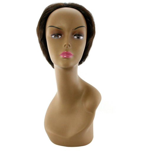 VIP Extensions Unique's 100% Human Hair Half Wig / Mrs. Denmark Style Wig White Smoke 2,4,M99J,PIB/33,P1B/350,P1B/BUGR,1B,1,P1B/30,P1B/27