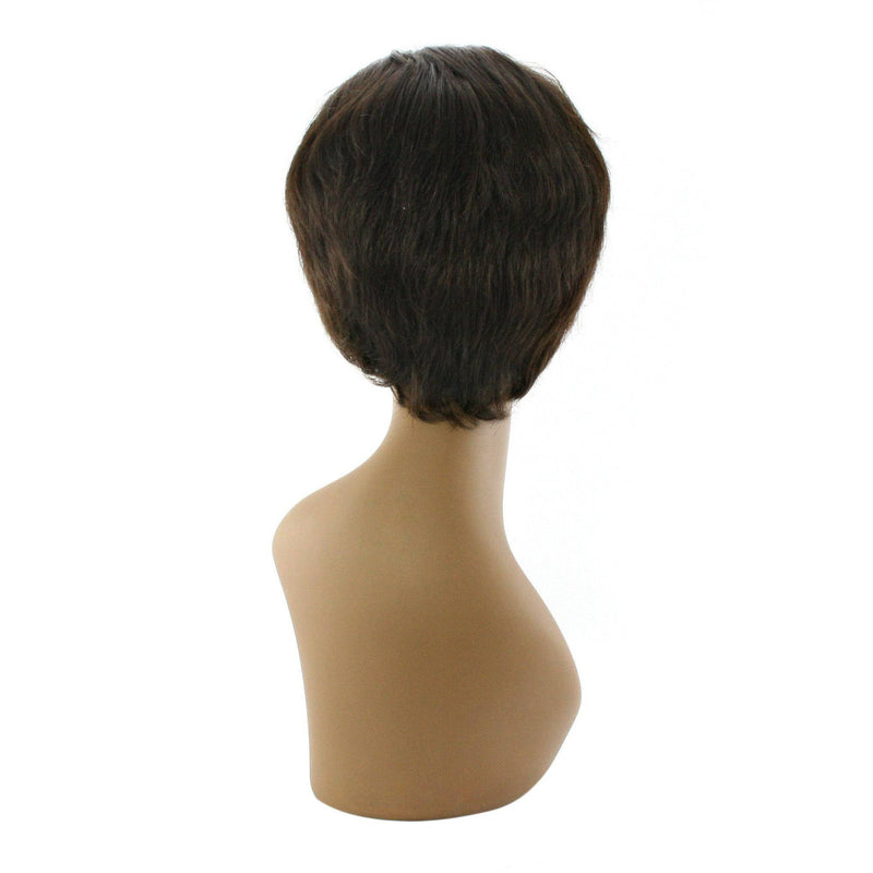 VIP Extensions Unique's 100% Human Hair Half Wig / Mrs. Denmark Style Wig White Smoke 2,4,M99J,PIB/33,P1B/350,P1B/BUGR,1B,1,P1B/30,P1B/27