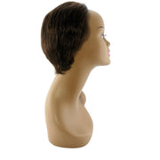 VIP Extensions Unique's 100% Human Hair Half Wig / Mrs. Denmark Style Wig White Smoke 2,4,M99J,PIB/33,P1B/350,P1B/BUGR,1B,1,P1B/30,P1B/27