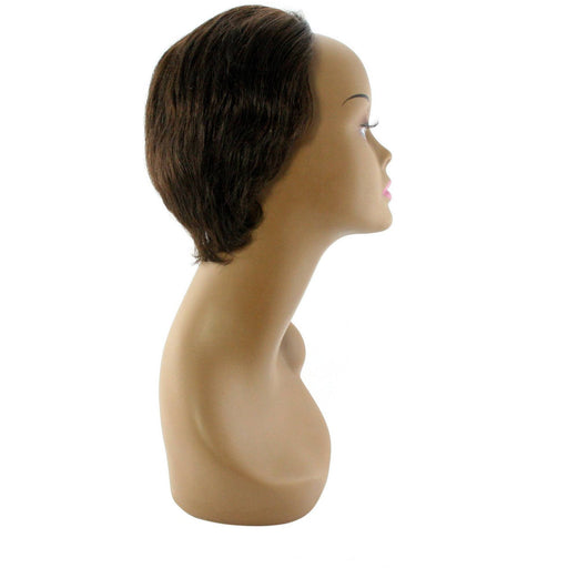 VIP Extensions Unique's 100% Human Hair Half Wig / Mrs. Denmark Style Wig White Smoke 2,4,M99J,PIB/33,P1B/350,P1B/BUGR,1B,1,P1B/30,P1B/27
