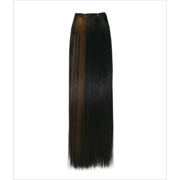VIP Extensions Unique's Advanced Fiber New Yaki 18" Hair Extension White Smoke 1,1B,2,4,L27,L30,L33,NBLUE,NRED,P1B/27,P1B/30,P1B/33,P1B/350,P1B/BURG,S144,S350,S613,SBURG,T1B/30,T1B/33,T1B/350,T1B/BURG,T1B/RED