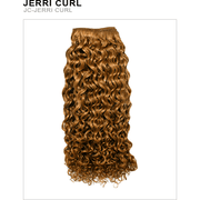 VIP Extensions Unique's Human Hair Jerri Curl 12 Inch Hair Extension White Smoke 1,1B,2,4,27,33,M99J,T1B/33,T1B/Burgundy,30