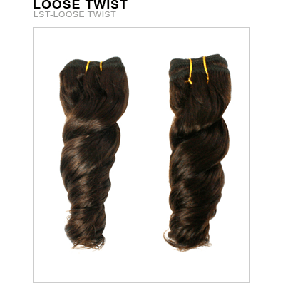 VIP Extensions Unique's Human Hair Loose Twist 8 Inch Hair Extension White Smoke 1,1B,2,4,F1B/30,F1B/33,F1B/350,F1B/Burgundy,F27/613,L27,L30,L33,M99J
