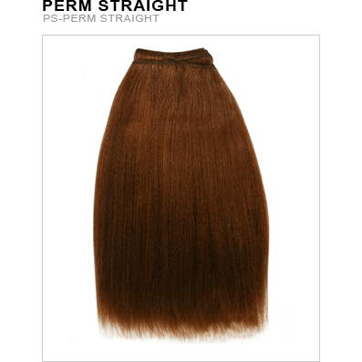 VIP Extensions Unique's Human Hair Perm Straight 18 Inch Hair Extension White Smoke 1 Jet Black,1B Off Black,2 Ebony,4 Midnight Brown