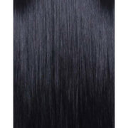 VIP Extensions Unique's Human Hair Perm Straight 18 Inch Hair Extension Black 1 Jet Black