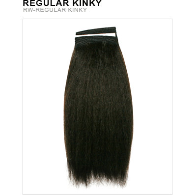 VIP Extensions Unique's Human Hair Regular Kinky Hair Extension White Smoke 8 inch / 2,8 inch / 4,10 Inch / 1,10 Inch / 4,12'' / 4 Midnight Brown
