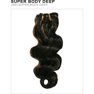 VIP Extensions Unique's Human Hair Super Body Deep 14 Inch Hair Extension White Smoke 4,M99J,P1B/27,P1B/30,P1B/33,P1B/350,P1B/Burgundy,P27/613