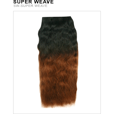 VIP Extensions Unique's Human Hair Super Weave Wet & Wavy 12 Inch Hair Extension White Smoke 1B,2,4,P1B/30,T1B/30,T1B/BURG,P1B/BURG,P1B/33,T1B/33