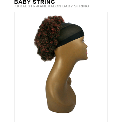 VIP Extensions Unique's Kanekalon Baby String Hair Extension White Smoke 1,1B,2,T1B/350