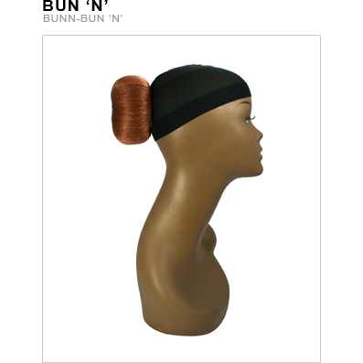 VIP Extensions Unique's Kanekalon Bun N Hair Extension White Smoke 1,1B,2,L27,L30,L33,M280,M51