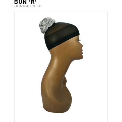 VIP Extensions Unique's Kanekalon Bun R Hair Extension White Smoke 1,1B,2,4,L27,L30,L33,M51