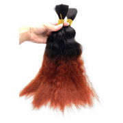 VIP Extensions Unique's Super Bulk / 100% Human Hair 14" Hair Extension White Smoke 14" / 1B,14" / 2,14" / L27,14" / L30,14" / L33,14" / M99J,14" / P1B/30,14" / P1B/33,14" / P1B/350,14" / P1B/BURG,14" / T1B/144,14" / T1B/30,14" / T1B/33,14" / T1B/350,14" / T1B/BURG,14" / 613,14" / T1B/27,14'' / 1 JET BLACK,14 / 144,14'' / M30/144,14'' /