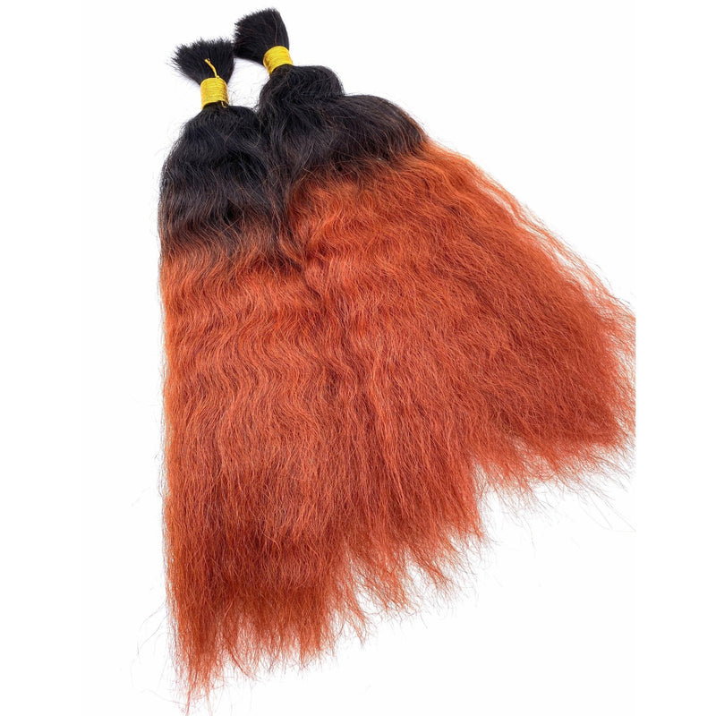 VIP Extensions Unique's Super Bulk / 100% Human Hair 14" Hair Extension White Smoke 14" / T1B/350