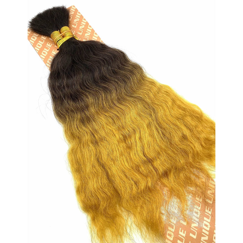 VIP Extensions Unique's Super Bulk / 100% Human Hair 14" Hair Extension White Smoke 14" / T1B/144