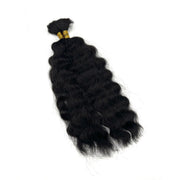 VIP Extensions Unique's Super Bulk / 100% Human Hair 16" Hair Extension White Smoke 1B