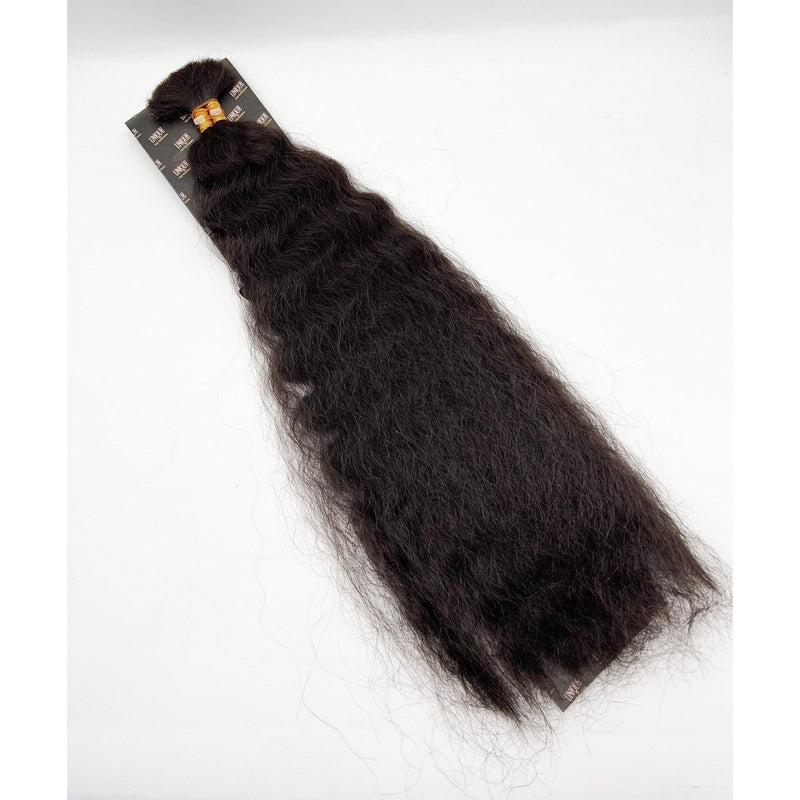 VIP Extensions Unique's Super Bulk / 100% Human Hair 24" Hair Extension White Smoke 1B