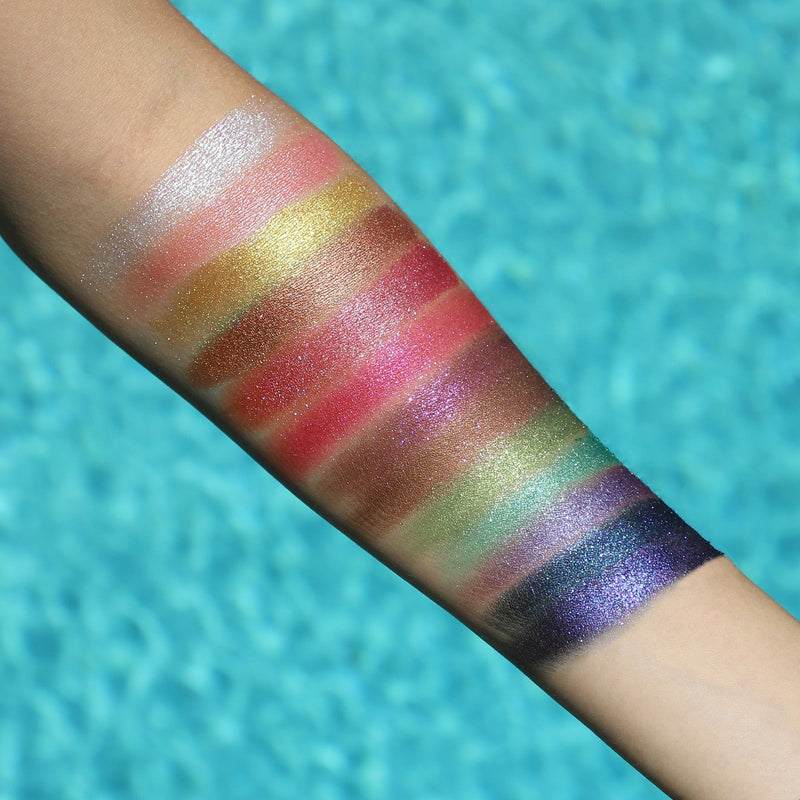 Rude Cosmetics United Shimmerdom -  21 Shimmer Eyeshadow Palette Eyeshadow Palettes Medium Turquoise United Shimmerdom