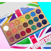 Rude Cosmetics United Shimmerdom -  21 Shimmer Eyeshadow Palette Eyeshadow Palettes Dark Cyan United Shimmerdom