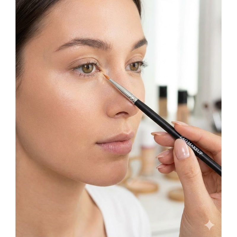 ZAQ Skin & Body EYELINER BRUSH Make Up Rosy Brown