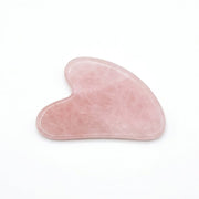 By Robin Creations Rose Quartz Gua Sha Facial Massaging Stone Accessories & Containers White Smoke 1 Stone
