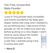 Ora's Amazing Herbal Talc Free Baby Powder, Unscented, Corn Free White Smoke Full Size 2.5 oz,Travel 3 Pack (0.5 oz x 3)