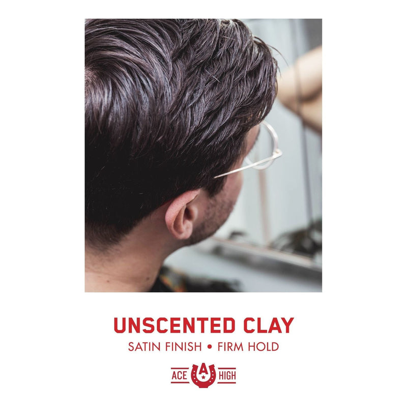 Ace High Co Unscented Clay clay pomade Dark Slate Gray