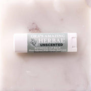 Ora's Amazing Herbal Natural Unscented Lip Balm, Fragrance Free Lip Balm Face Care Light Gray