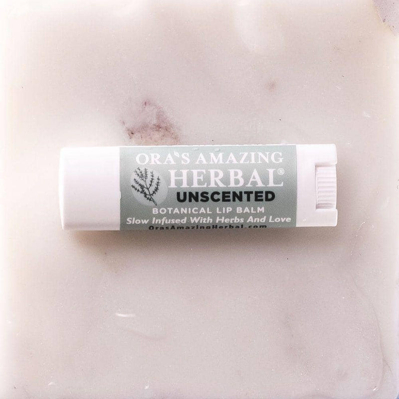 Ora's Amazing Herbal Natural Unscented Lip Balm, Fragrance Free Lip Balm Face Care Light Gray
