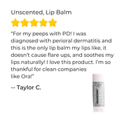 Ora's Amazing Herbal Natural Unscented Lip Balm, Fragrance Free Lip Balm Face Care White Smoke