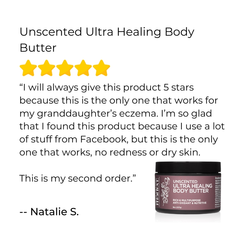Ora's Amazing Herbal Ultra Healing Body Butter, Unscented White Smoke 1 oz Mini,2 oz Travel,8 oz