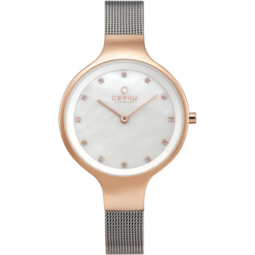 Bids.com Obaku Women's Rose Watches White Smoke Default Title