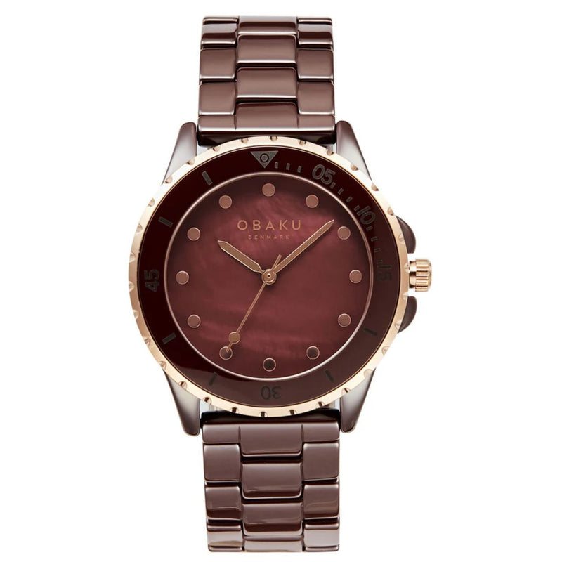 Bids.com Obaku Women's Urt Lille Watches White Smoke Default Title