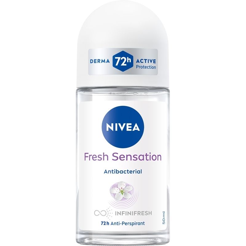 Nivea Nivea Fresh Sensation 72h Anti-Perspirant Roll-On, 50ml Deodorant & Anti-Perspirant White Smoke