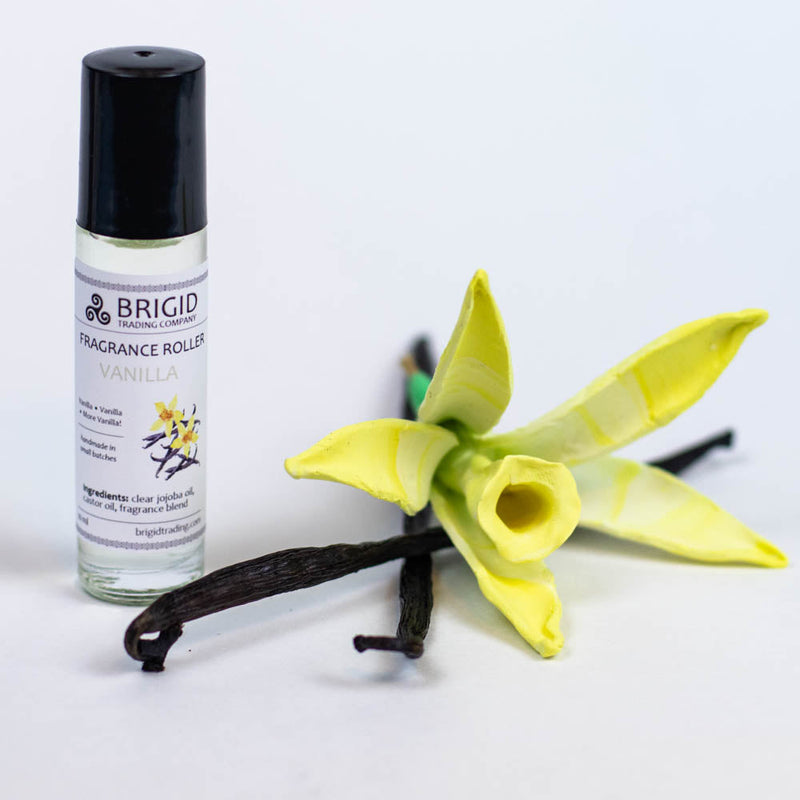 Brigid Trading Company Natural Fragrance Roller Bottles - Featuring Our Unique Fragrances perfume Lavender Ostara - Heather, Rosemary, and Black Pepper,The Florist - Jasmine, Ylang Ylang, Helichrysum, and Sandalwood,Forest Blend - Balsam, Pine, Citrus, Juniper Berry,Sleep Blend - Lavender, Chamomile, and Vanilla,Herbal Blend - Frankincense, Rosemary, Myrtle,Ca