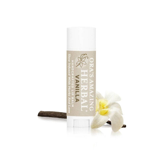 Ora's Amazing Herbal Natural Lip Balm, Herbal Infused, Vanilla White Smoke