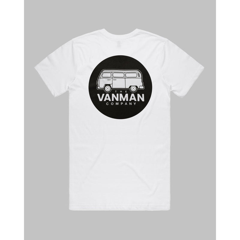 VanMan The VanMan Company T-Shirt - 100% Organic Cotton Gray Small,Medium,Large,X-Large,XXL