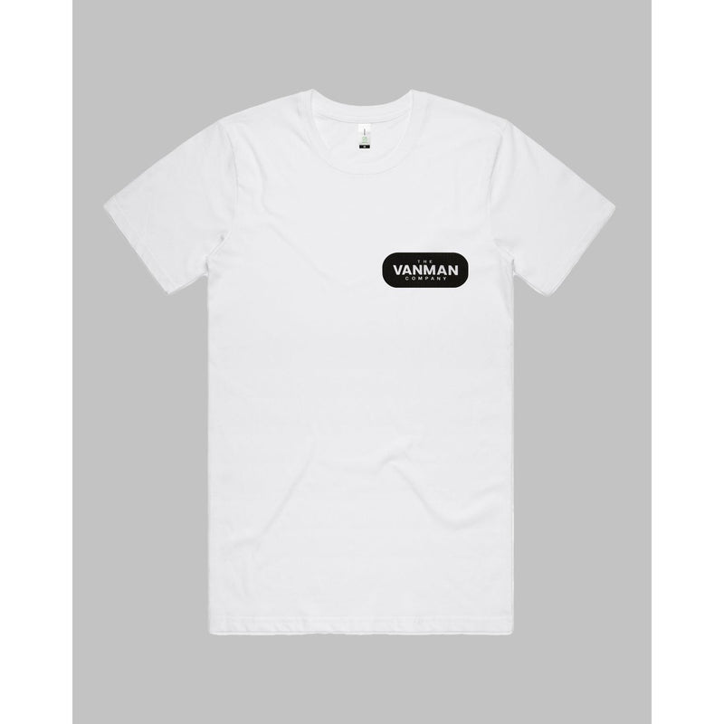 VanMan The VanMan Company T-Shirt - 100% Organic Cotton Gray Small,Medium,Large,X-Large,XXL