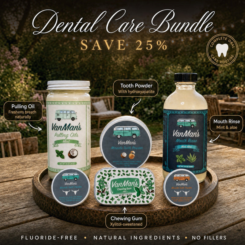 VanMan VanMan's Dental Care Bundle Black Mint-Bone,Cinna-Bone,Eggshell